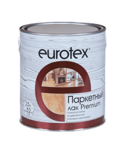 Eurotex-Premium (лак паркетный) полуматовый 0,8 л