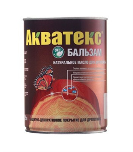 Акватекс - бальзам (натуральное масло для древесины) 0,75 л иней