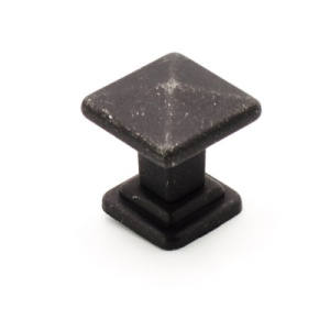 Ручка-кнопка Tower Square 19.4100.53 чугун 35х35, Metakor