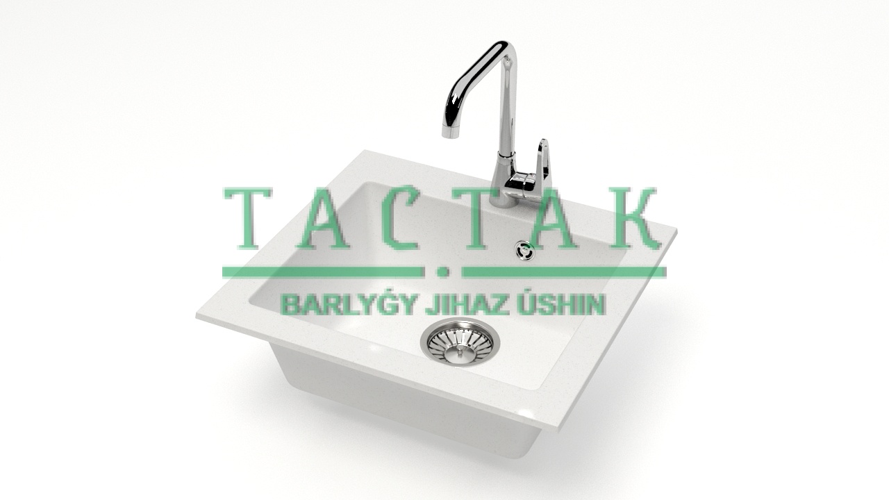 Мойка мат.Модель 35/Q1 (бел.лед) карел.камень ZETT lab.