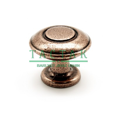 Ручка-кнопка Iris 11.3797.33 состаренная медь, D31, Metakor