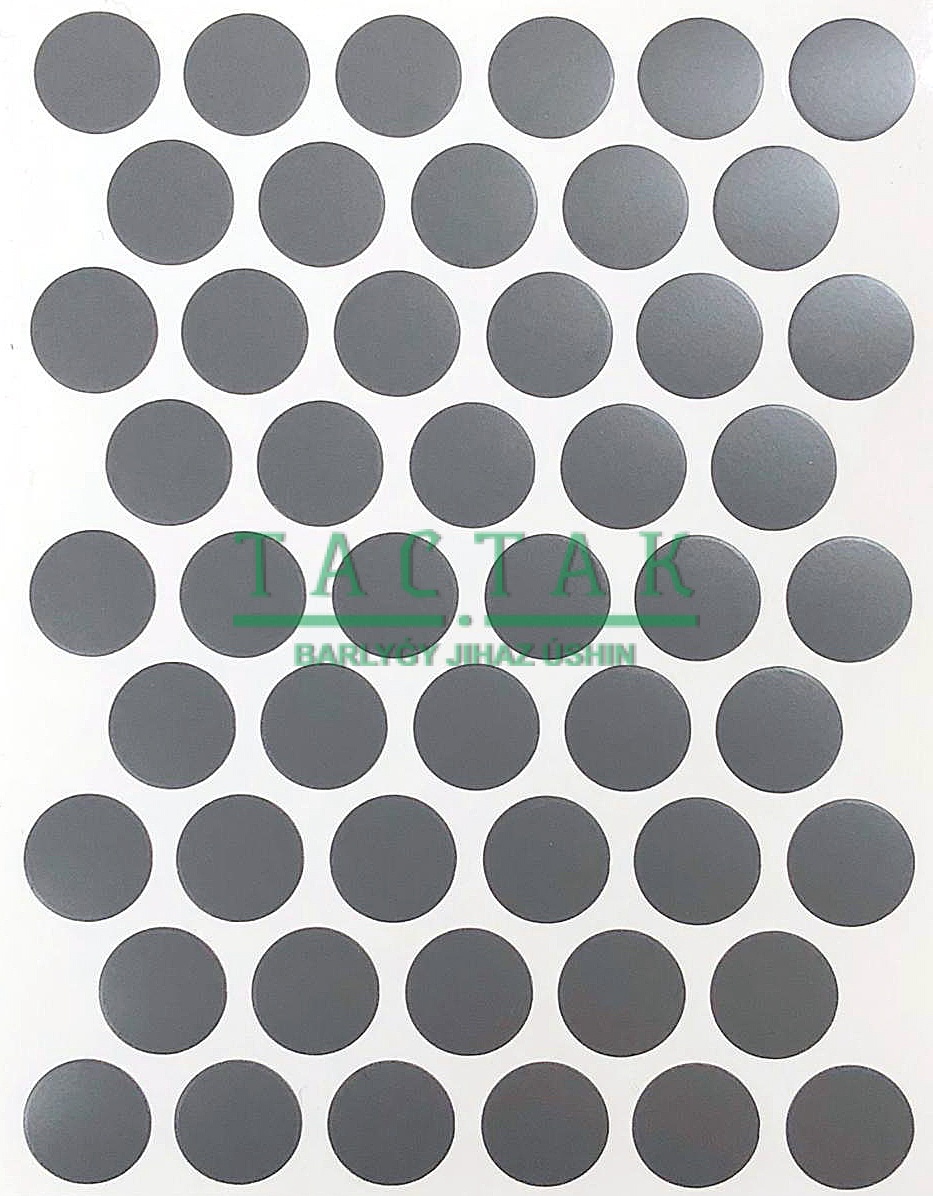 Заглушка декор. самокл. D14 (1л=50шт)   WEISS (А-1616, Antracid)