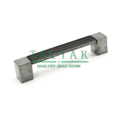 Ручка-скоба Stokcholm 11.3793.58 глянцевое олово, 128, Metakor