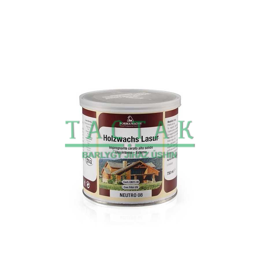 3322 HOLZWASH LASUR WAXED IMPR. Алкидная грунтовка с восковым эффектом (2,5л)