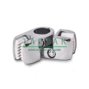 R-52(JOK.078.CH) держатель д/стекла и плиты двойной поворотный рег.d 25