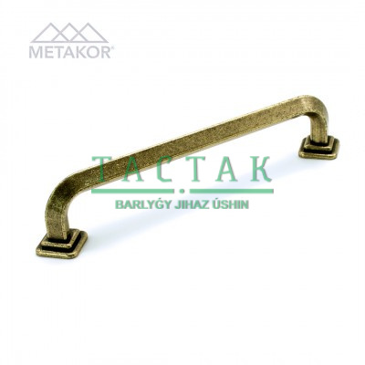 Ручка-скоба Tower Square 19.4099.68 бронза 160/188, Metakor
